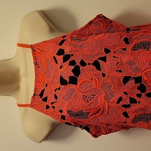 Rebellion Dress L Red and Black